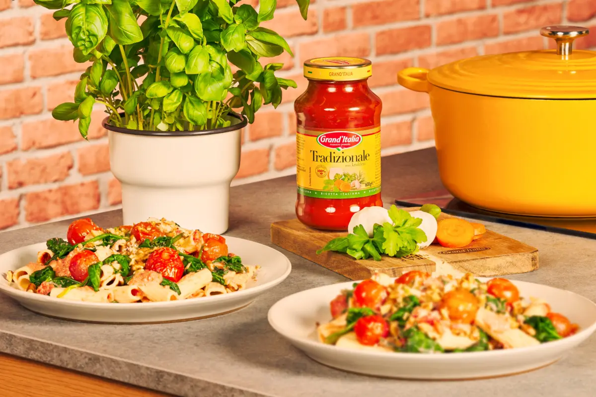 Geschiedenis traditionale pastasaus Grand'Italia