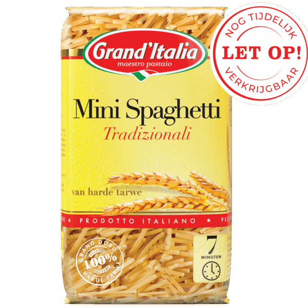 Product Mini Spaghetti Grand'Italia - Let op