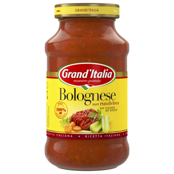 Product pastasaus Bolognese Grand'Italia