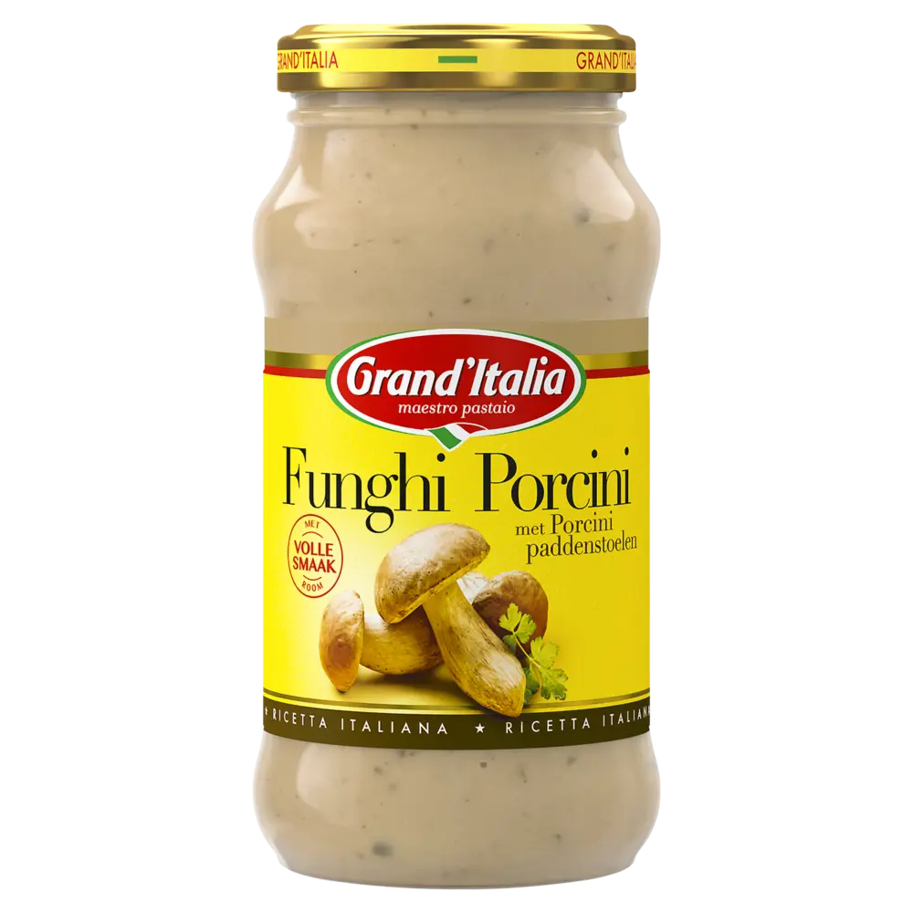 Product pastasaus Funghi Porcini Grand'Italia