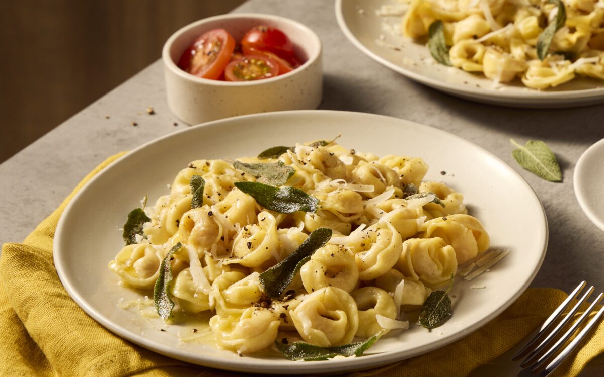 Recept Gevulde pasta met salie boter en Parmezaanse kaas Grand'Italia