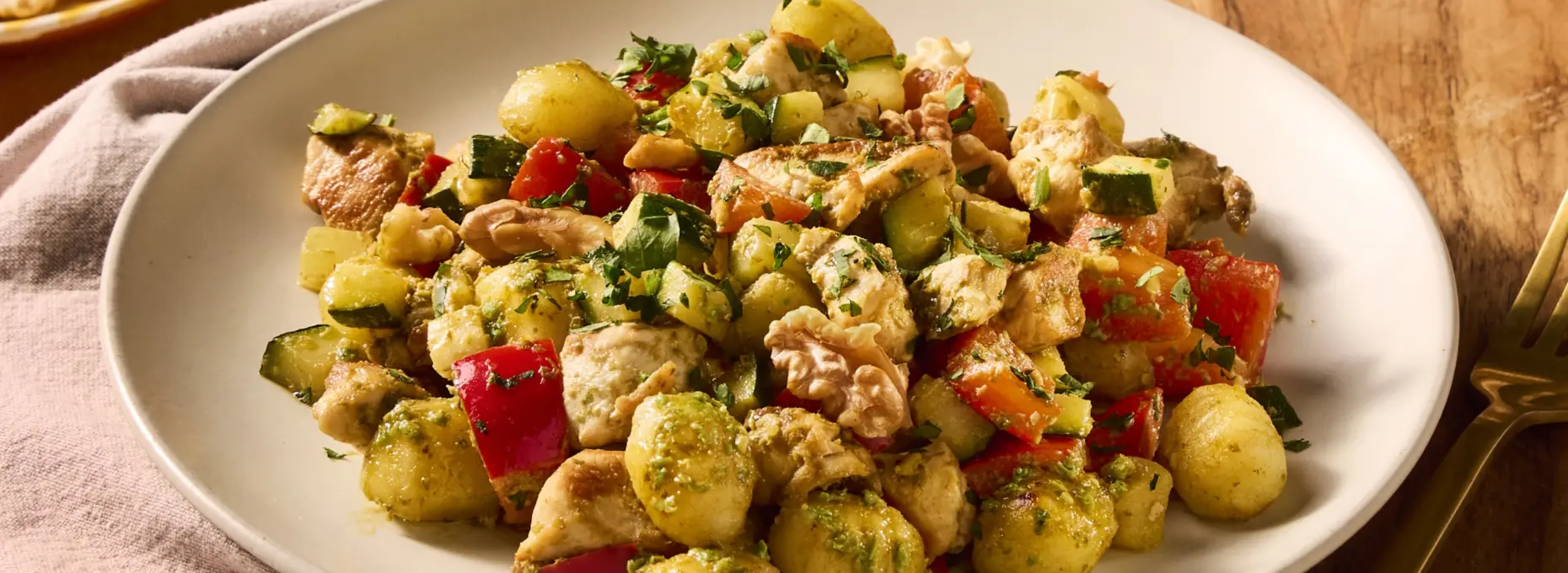 Recept Gnocchi met pesto en walnoten Grand'Italia