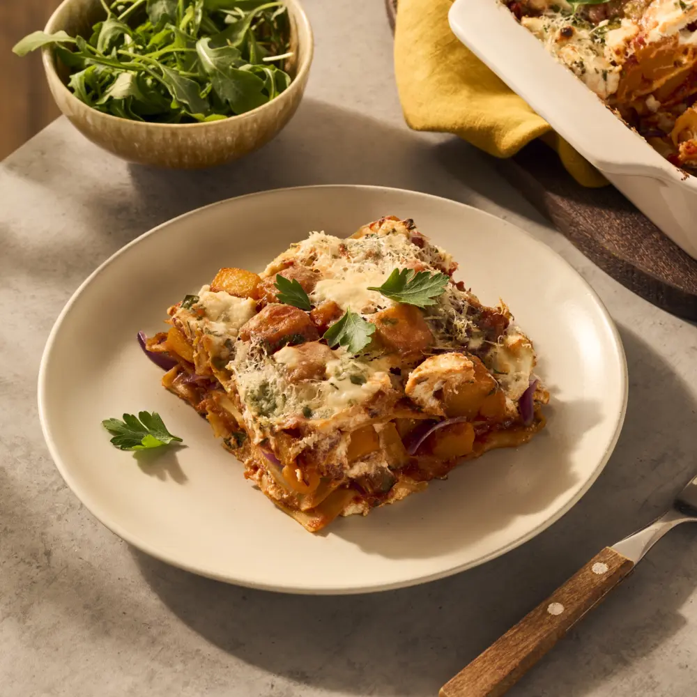 Recept Lasagne met pompoen en geitenkaas Grand'Italia