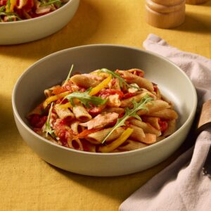 Recept Paprika pasta met zalm Grand'Italia