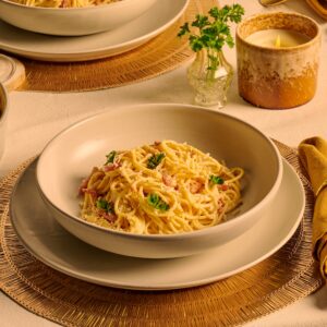 Recept Pasta carbonara met pancetta Grand'Italia