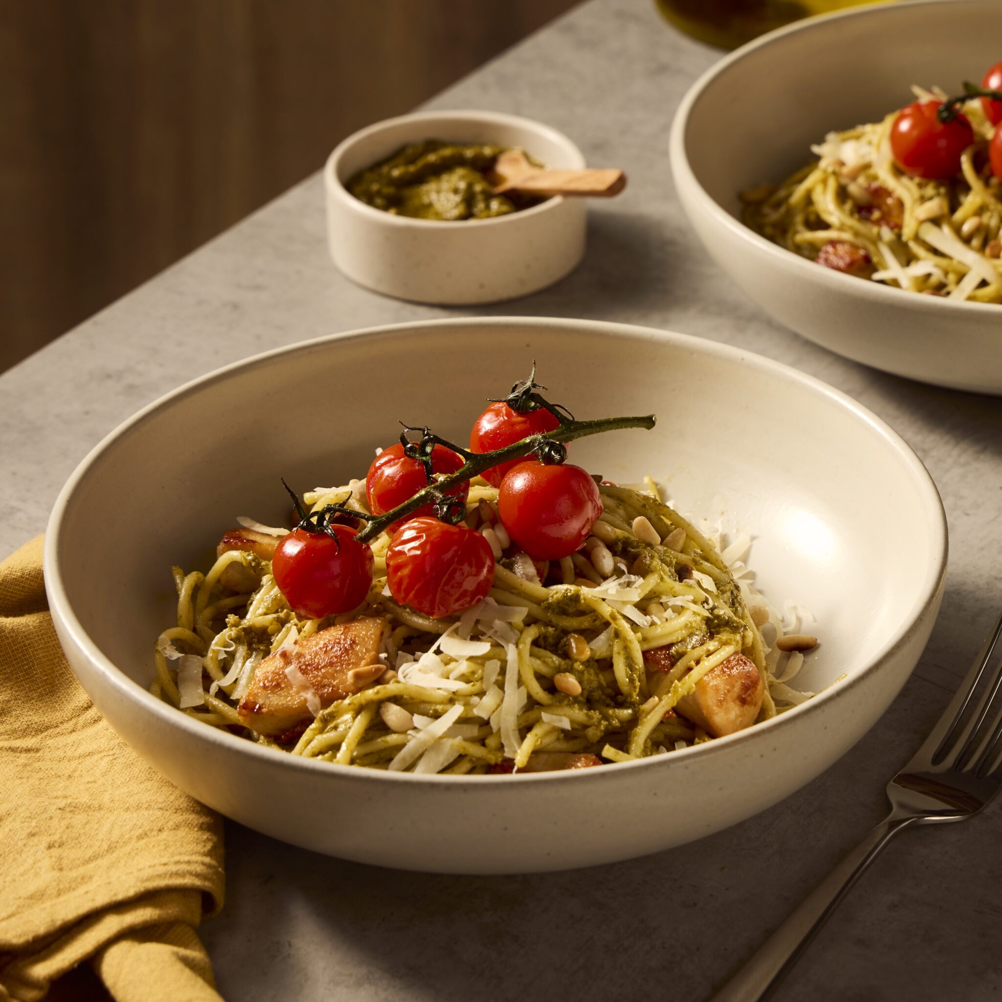 Pasta Pesto met kip – Snel & Heerlijk