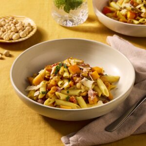 Recept Penne met pompoen en pancetta Grand'Italia