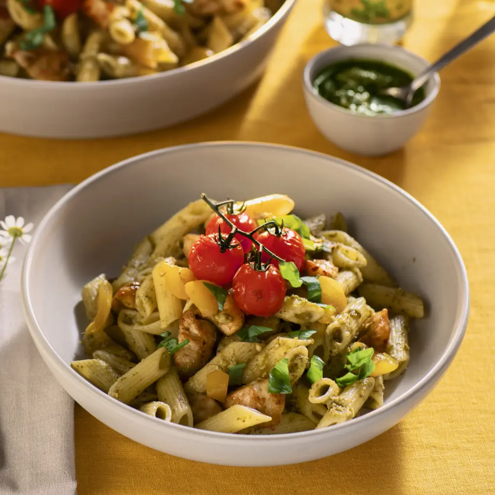 Recept Penne pasta pesto alla genovese Grand'Italia