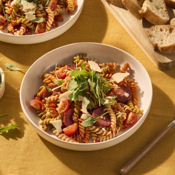 Recept Pittige fusilli met salami Grand'Italia