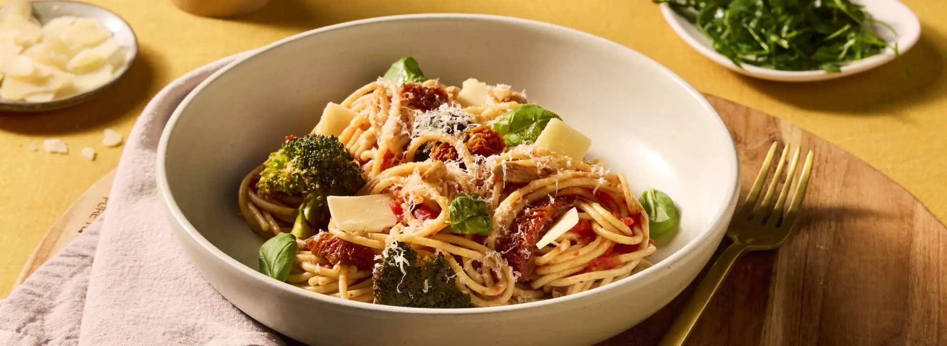 Recept Spaghetti met broccoli en zongedroogde tomaten Grand'Italia