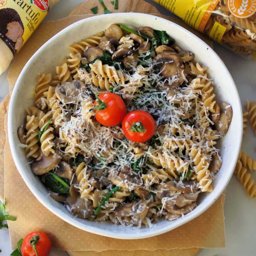 Recept Truffelpasta met groenten Balans in de keuken x Grand'Italia