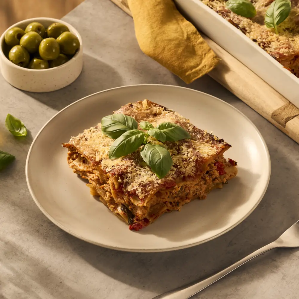 Recept Volkoren lasagne met pesto rosso en ricotta Grand'Italia