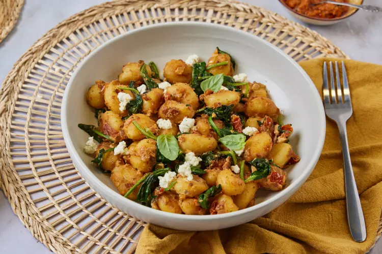 Recept gnocchi met spinazie en kruidenkaas Grand'Italia