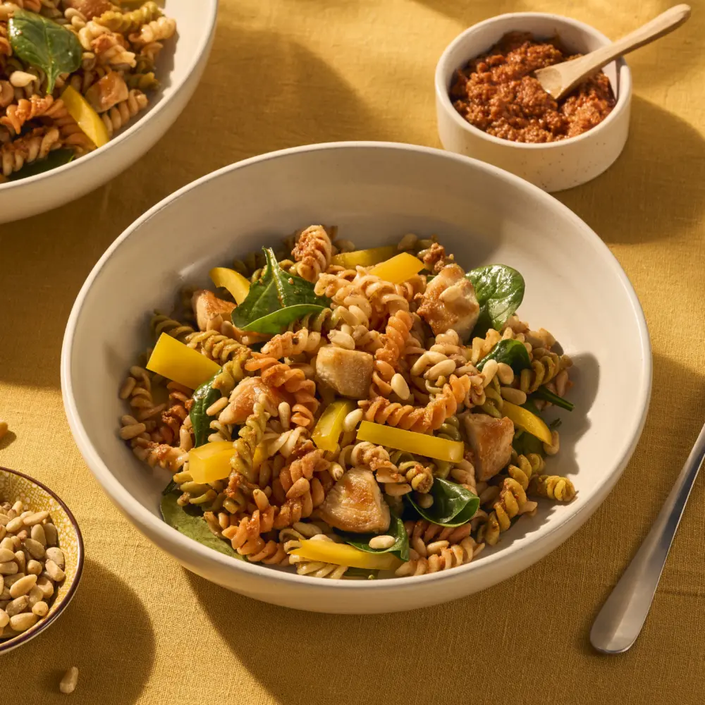 Recept pastasalade kip Pesto Rosso Grand'Italia