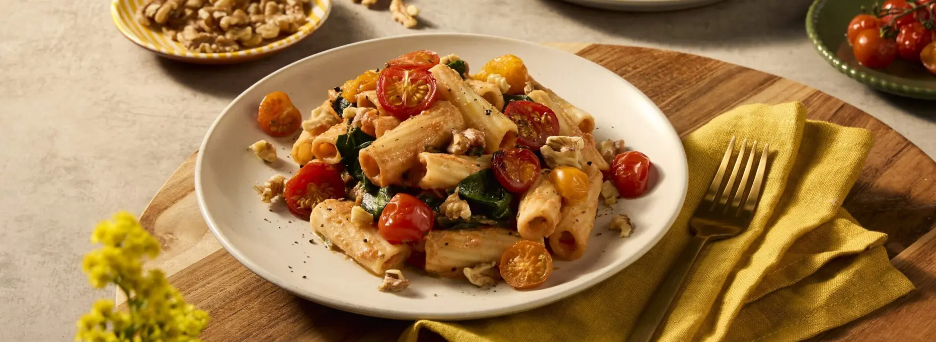 Recept Rigatoni met Tradizionale en kerstomaatjes Grand'Italia