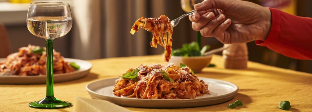 Inspiratie pasta saus combinatie bolognese Grand'Italia