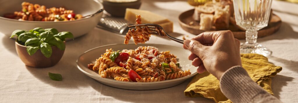 Inspiratie pasta saus combinatie fusilli Grand'Italia