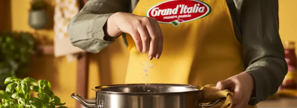 Inspiratie zout in pasta water Grand'Italia