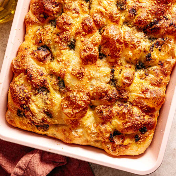 Recept pesto kaas focaccia Eef kookt zo x Grand'Italia