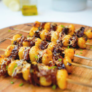 Recept gnocchi spiesjes voor bij de BBQ Grand'Italia