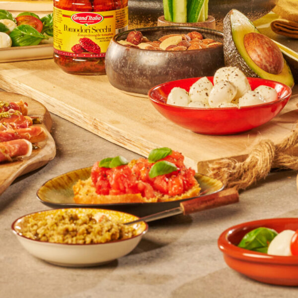 Inspiratie bruschetta serveren Grand'Italia