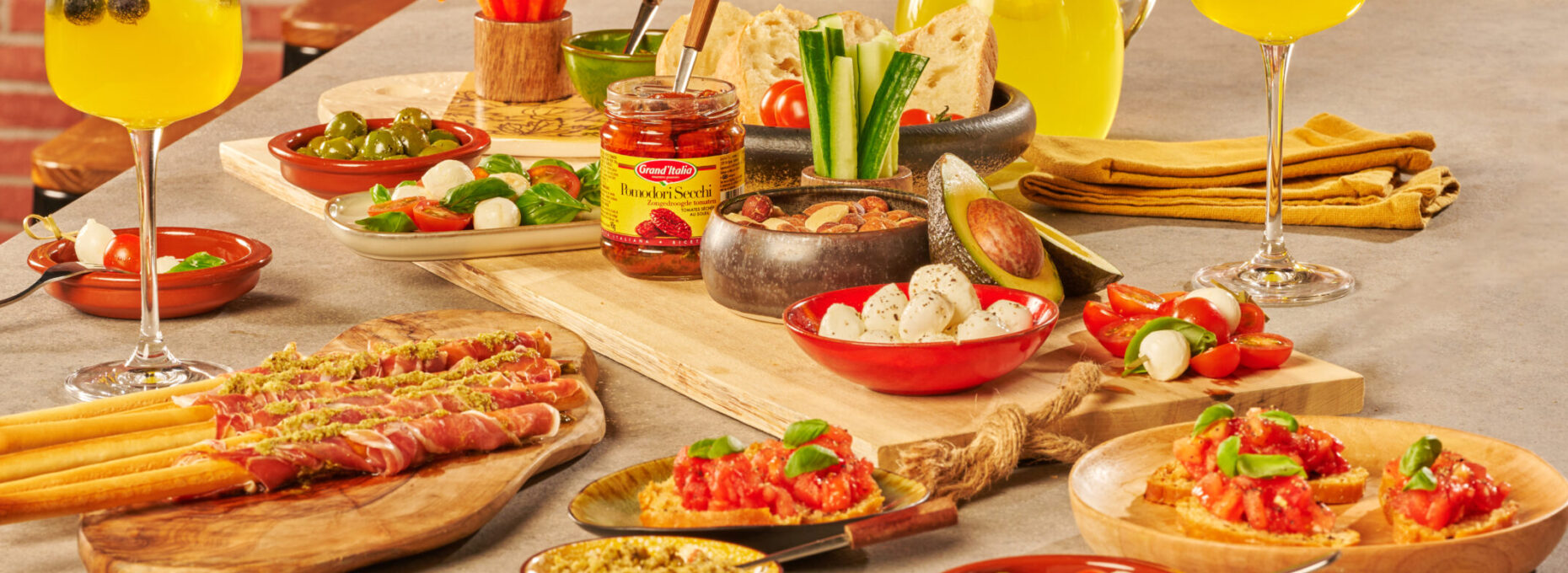 Inspiratie borrelhapjes recepten Grand'Italia