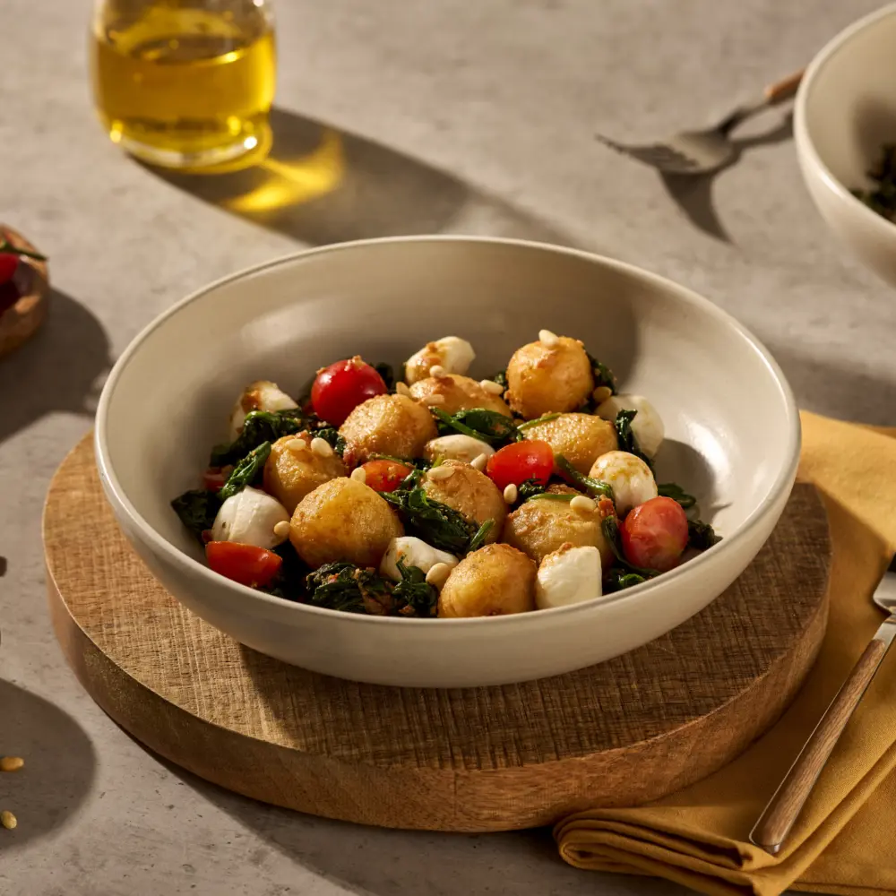 Recept Gebakken gevulde gnocchi met spinazie Grand'Italia