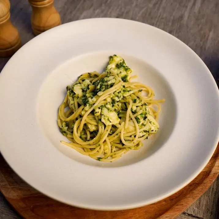 Recept camembert pasta met honing TikTok Grand'Italia