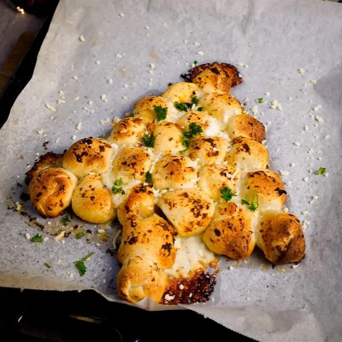 Recept kerstboom kaasbrood TikTok Grand'Italia