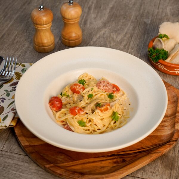 Recept oesterzwam pasta met linguine Grand'Italia