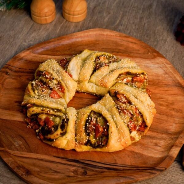 Recept pesto kerstkrans TikTok Grand'Italia