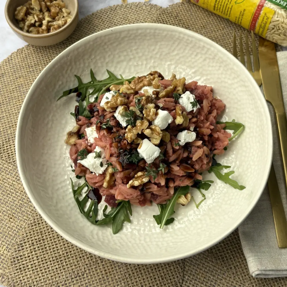 Recept rode bietenorzo Aan tafel bij Jannie x Grand'Italia
