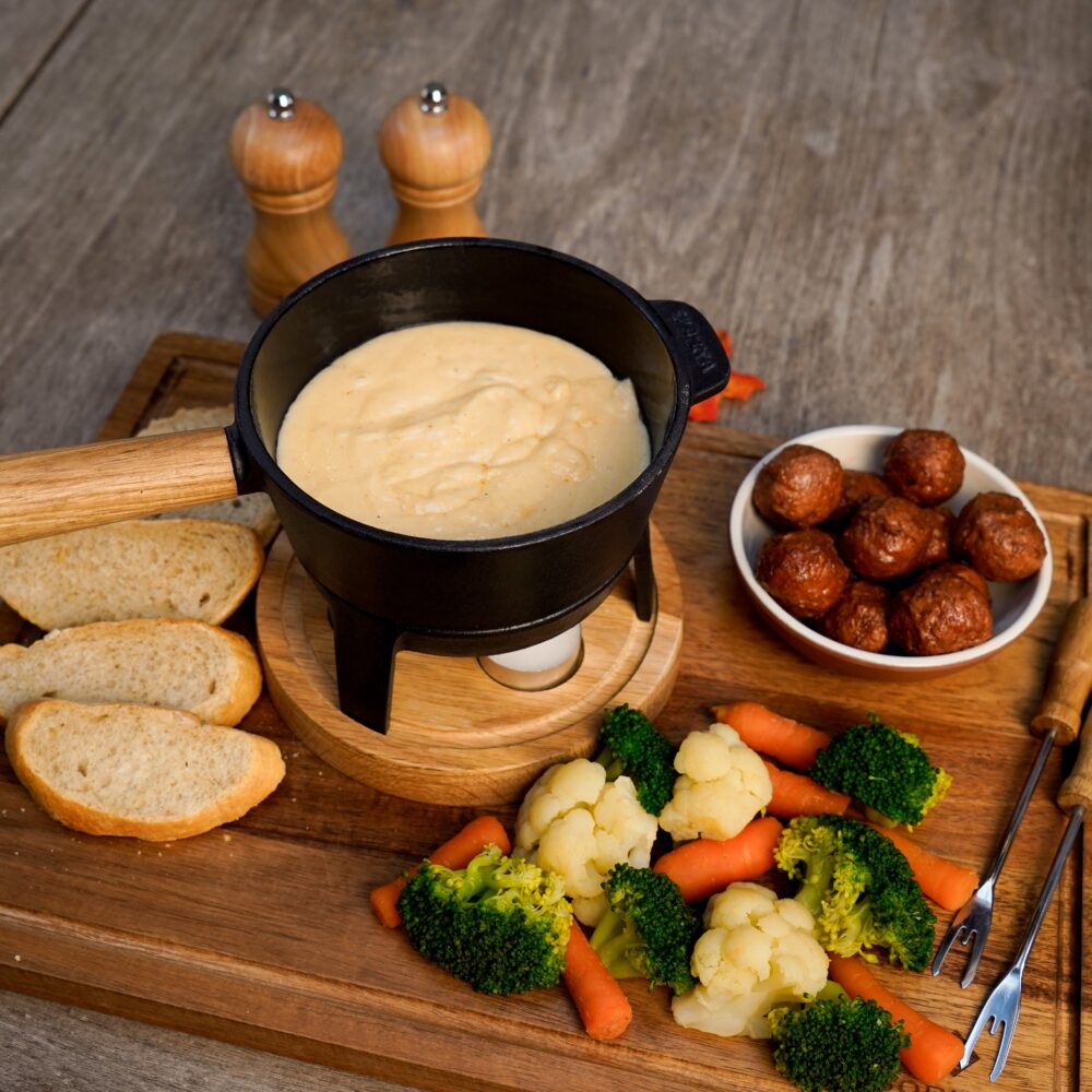 Recept vier kazen Romana kaasfondue Grand'Italia
