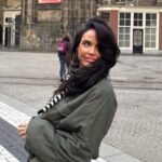 Foto van Sarah Liebregts met een groen jasje aan. 