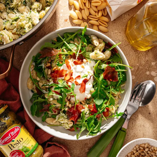 Recept Gnocchetti Sardi met pesto Eef kookt zo x Grand'Italia